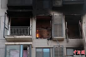 西安经开区一大厦产生天然气泄漏爆炸