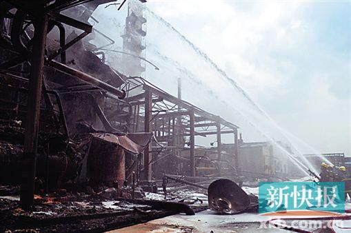 昭通南沙炼油厂油罐爆炸动怒