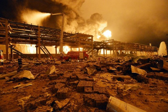 4月6日福建古雷PX化工厂爆炸