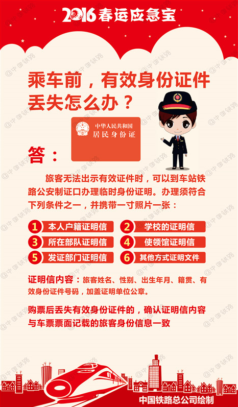 中铁总公司颁布2016春运应急宝 一路来看看
