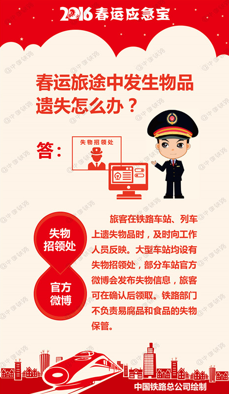 中铁总公司颁布2016春运应急宝 一路来看看