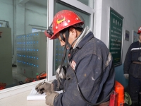 4月8日，，恒盛官网数字外景拍摄团队在延安市黄陵县某煤矿进行实景拍摄